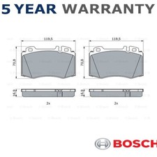 Bosch Front Brake Pads Set