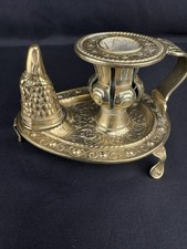 Antique Brass Bird Candle