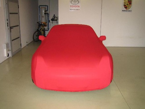 Full garage micro contour - garage, red