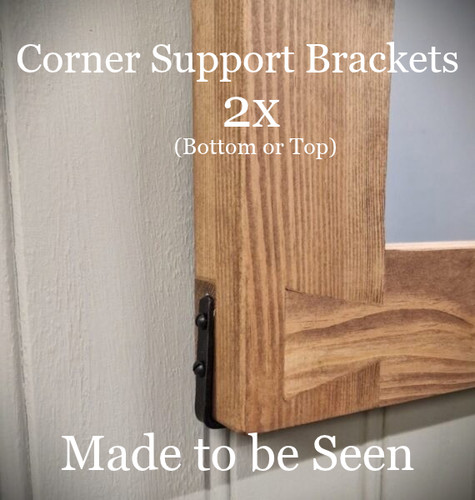 Picture frame corner support