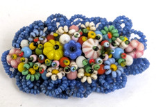 Vintage Early Hand Beaded