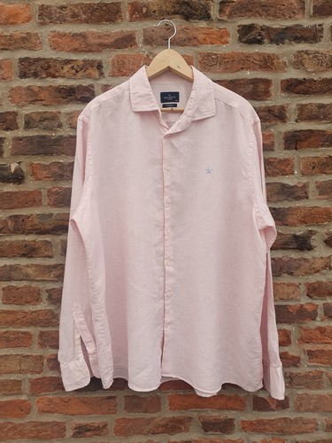 Hackett mens 100 linen shirt - hackett,