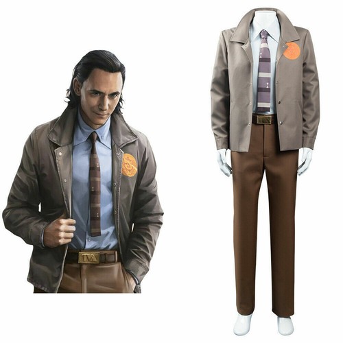 Loki cosplay costume tva time - cosplay,