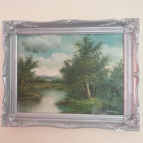 Vintage original oil canvas - on,