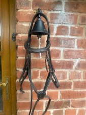Lovely Anatomical Patterned Grackle Bridle Cob Size