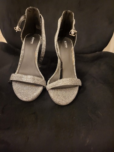 Matalan silver sparkly heels - matalan,