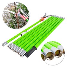8m Telescopic Pole Saw Tree Branches Trimmer Cutter Pruner Saw High-strength