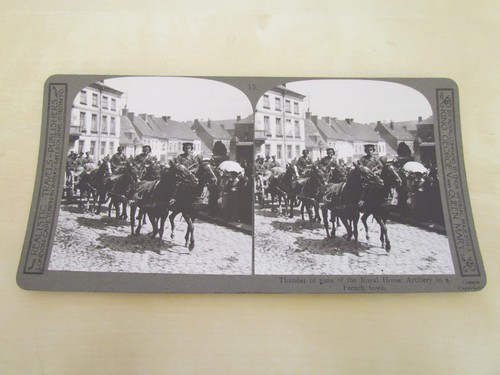 Ww1 stereoview thunder guns - ww1,