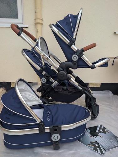 Icandy double pram - /,