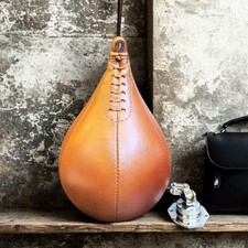 Real leather speedball with