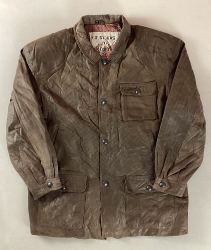 Vintage leather jacket coat - vintage,