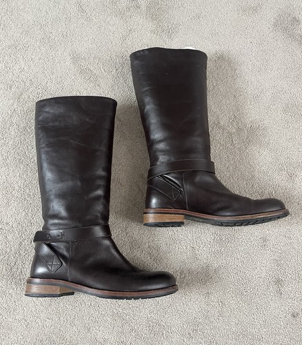 Women brown leather - brown,