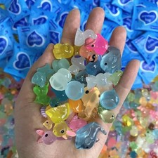 10-100PCS Blind Bags Mini Luminous Animal Miniature Resin Model Surprise Mystery