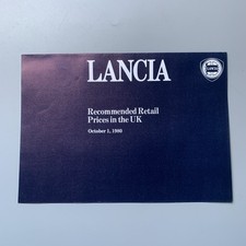 1981 1980 LANCIA car sales