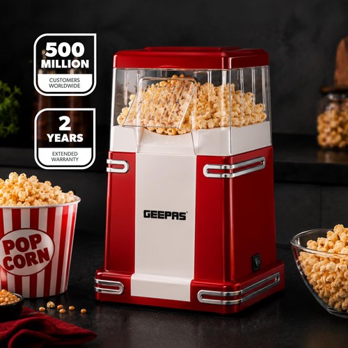 Geepas 1200w hot air popcorn - 1200w,