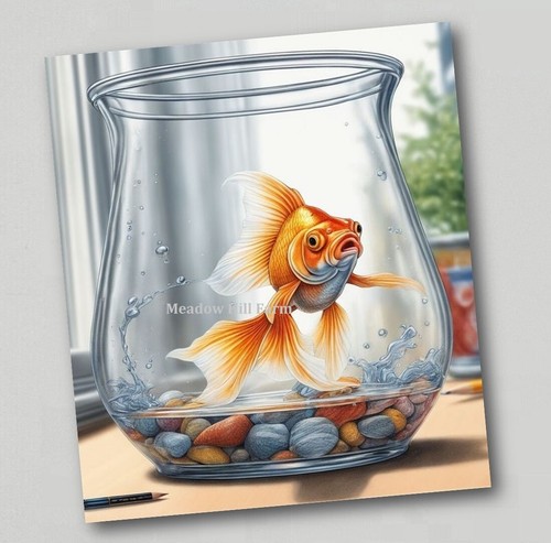 Fridge magnet goldfish classic - magnet,