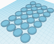 BULK Trolley Coin Token Supermarket £1 One Pound Shopping without hole BLUE