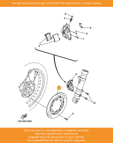 Yamaha disk brake - disk,