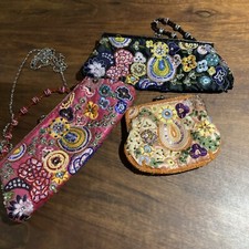 Three Embroidered Beaded