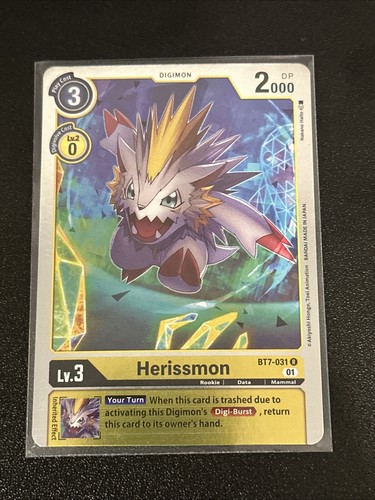 Digimon herissmon foil - -,
