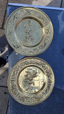 Vintage Brass Embossed Wall Plates
