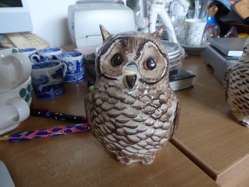 Babbacombe pottery devon owl - pottery,