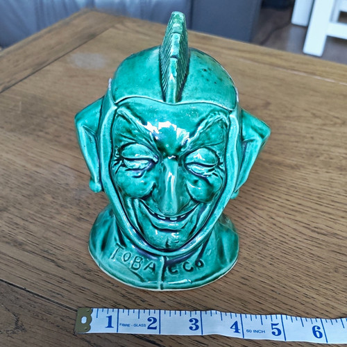 Antique english green pottery - antique,