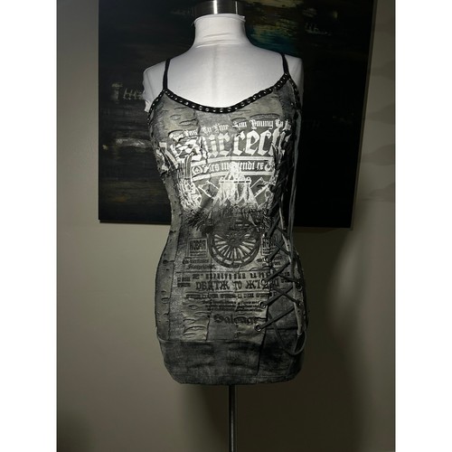 Salvage distressed y2k tunic - salvage,