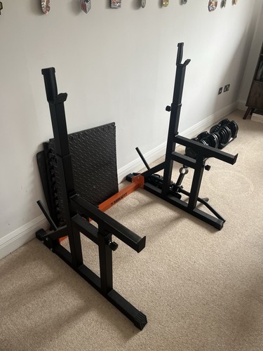 Mirafit adjustable squat rack - mirafit,