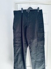 Men’s Black Cargo Trousers