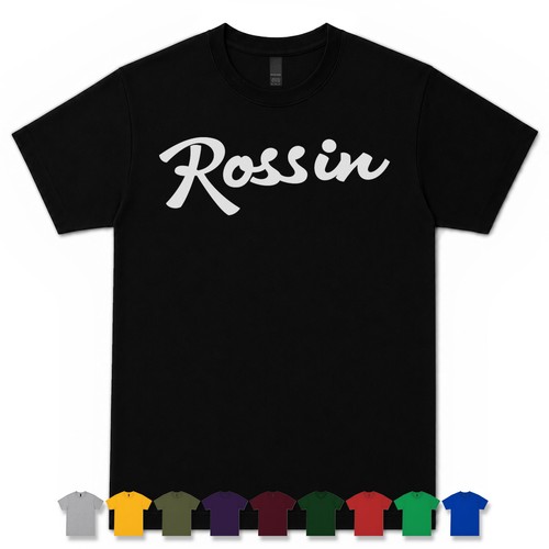 Rossin retro script - retro, t-shirt