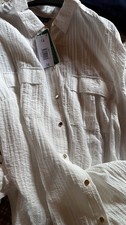 White Blouse Women Size 18
