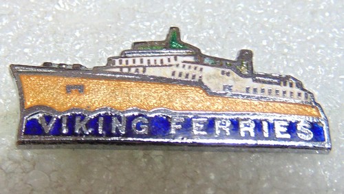 Viking ferries enamel ship pin - ferries,