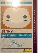 #28 BENNY Squishmallows Card Original Panini Trading Card 2025