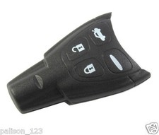 FITS  SAAB 9-3 9-5 Remote key fob case with 4 buttons H/Q rubber buttons