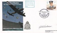 617 Sqn Dambuster cover Signed