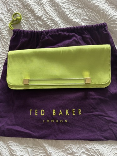 Ted baker lime colour clutch - ted,