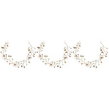  3 Pieces Bride Flower Wedding Hair Vines Bridal Headpiece Accessories Women