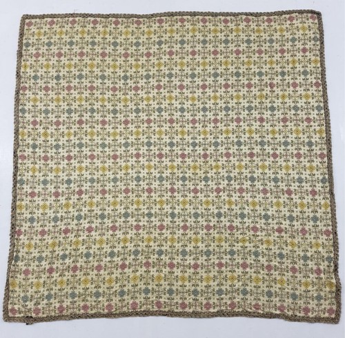 Vintage french floral silk - french,