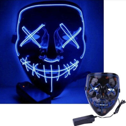 Led purge mask halloween fancy - led,