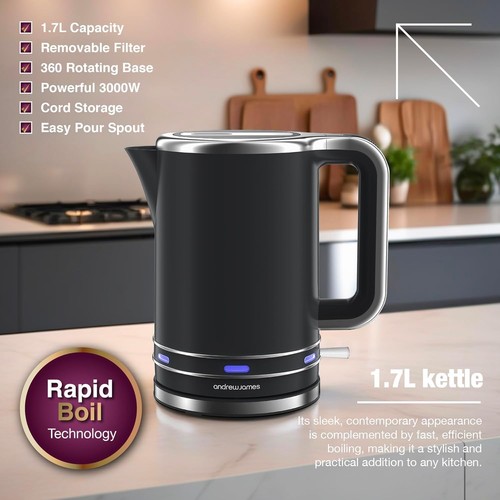 Cordless kettle rapid - 1.7l, kettle,