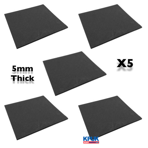 Kart seat padding square - square, piece