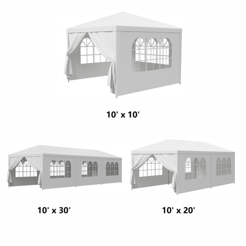 X10 30 gazebo - 10'x10'/20'/30', canopy
