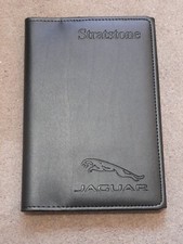 NEW GENUINE JAGUAR HANDBOOK FOLDER WALLET XJR S F X TYPE XJ XK XE XF E I F-PACE