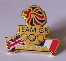 OFFICIAL TEAM GB (NOC) INTERNAL ISSUE PARIS 2024 LIMITED CIRCULATION OLYMPIC PIN