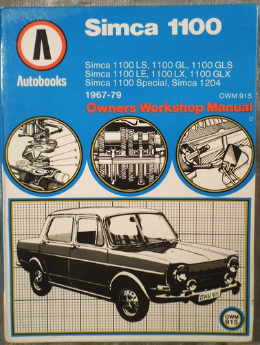 Simca 1100 1204 - &, autobooks