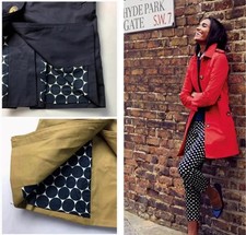 Boden Chic Mac - Red - Size 10- RRP £240 *Limited Stock* Great price!!  REDUCED!