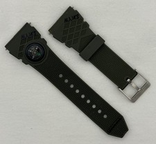 25mm Vintage Timex HOOKS / BLAZER 707 Resin Digital Watch Band - Compass - RARE!