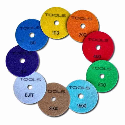 Dry diamond polishing pad - polishing,