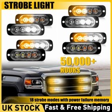 8x LED Amber White Recovery